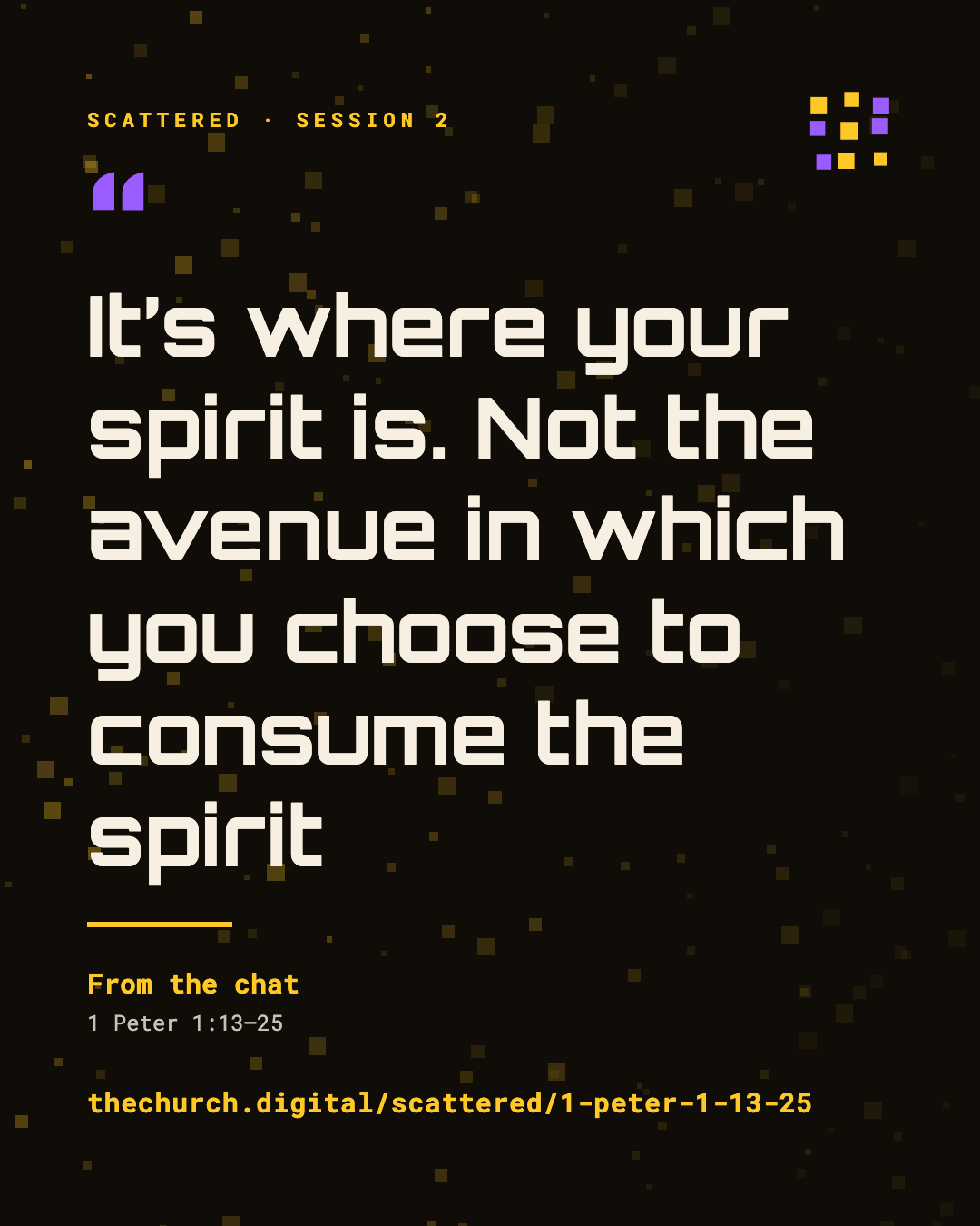 "It’s where your spirit is. Not the avenue in which you choose to consume the spirit"