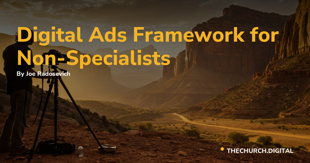 Digital Ads Framework for Non-Specialists