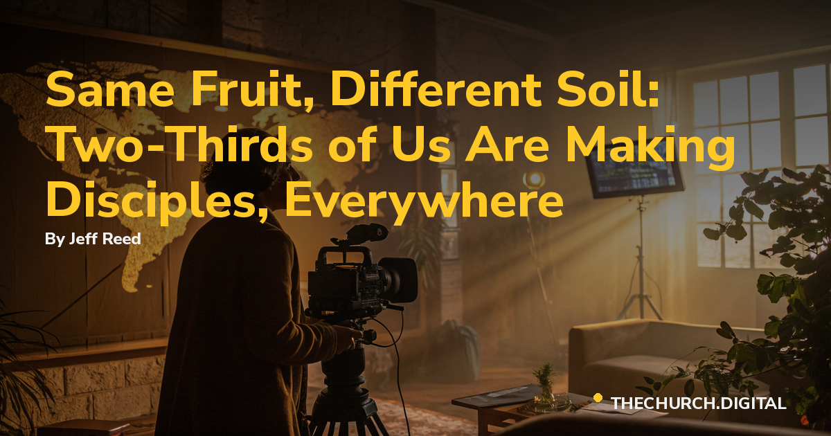 Same Fruit, Different Soil: Two-Thirds of Us Are Making Disciples, Everywhere